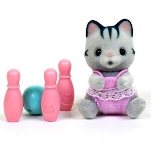 Calico Critters Sylvanian Families Fisher Cat‎ Baby - Baby Party Series